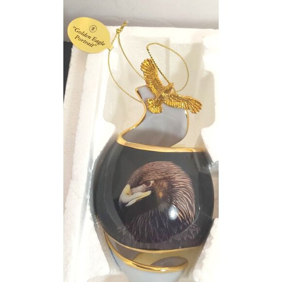 "On Eagle's Wings" Set of 3 Christmas Ornaments from Bradford Exchange from 2002 - Picture 2 of 12